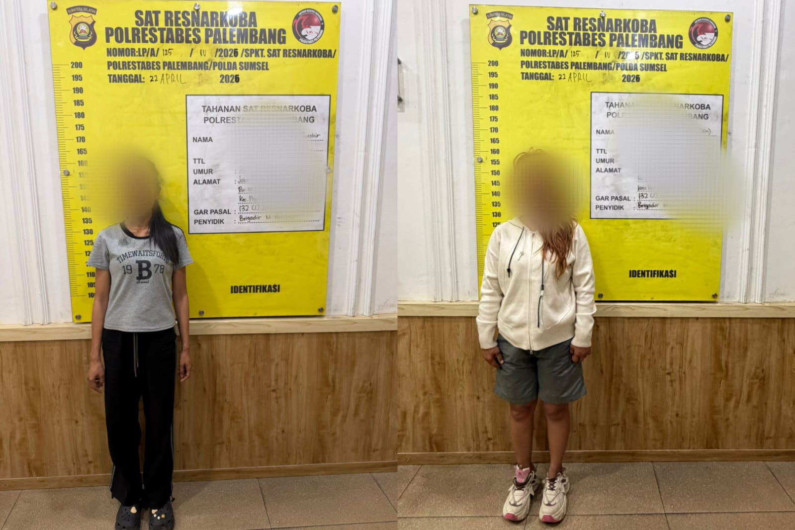 Dari Rusun ke Homestay, Dua Perempuan Pengedar Sabu di Palembang Ditangkap Kurang dari Sejam
